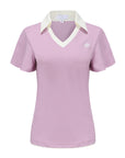 Colloar Short Sleeve (Light Purple)