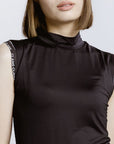 Sleeveless Turtleneck Shirt