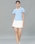 Colloar Short Sleeve (Skyblue)