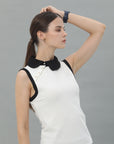 Round Polo Sleeveless Shirt