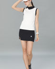 Round Polo Sleeveless Shirt