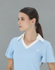 Colloar Short Sleeve (Skyblue)