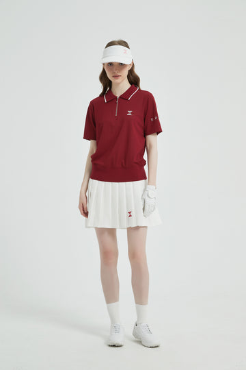 Short-Sleeves Polo Shirt (Red)