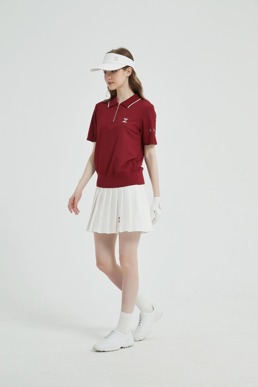 Short-Sleeves Polo Shirt (Red)