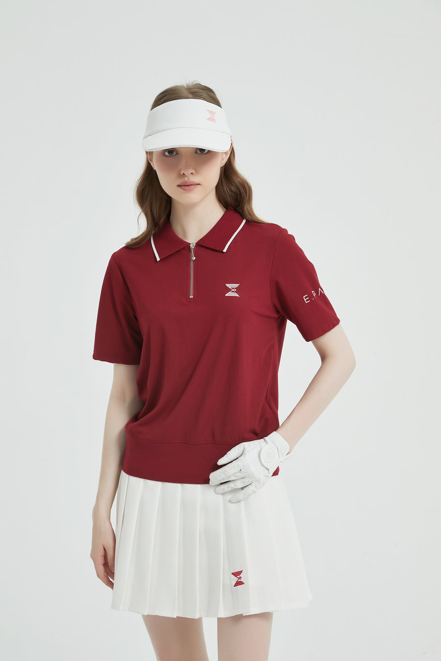 Short-Sleeves Polo Shirt (Red)