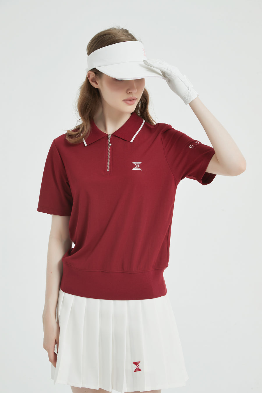 Short-Sleeves Polo Shirt (Red)