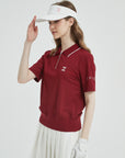 Short-Sleeves Polo Shirt (Red)