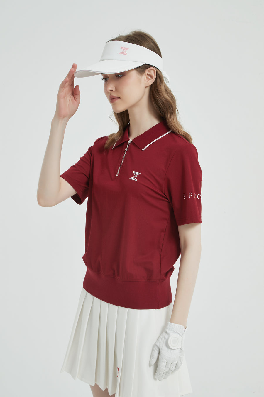 Short-Sleeves Polo Shirt (Red)