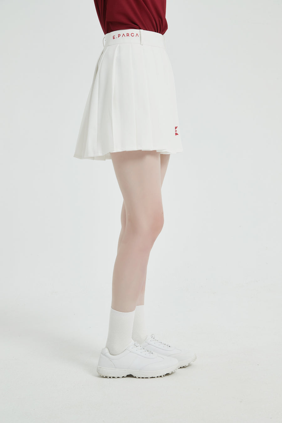 Colorway Embroidered Pleats  Skirt