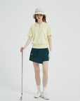 Short-Sleeves Polo Shirt (Yellow)