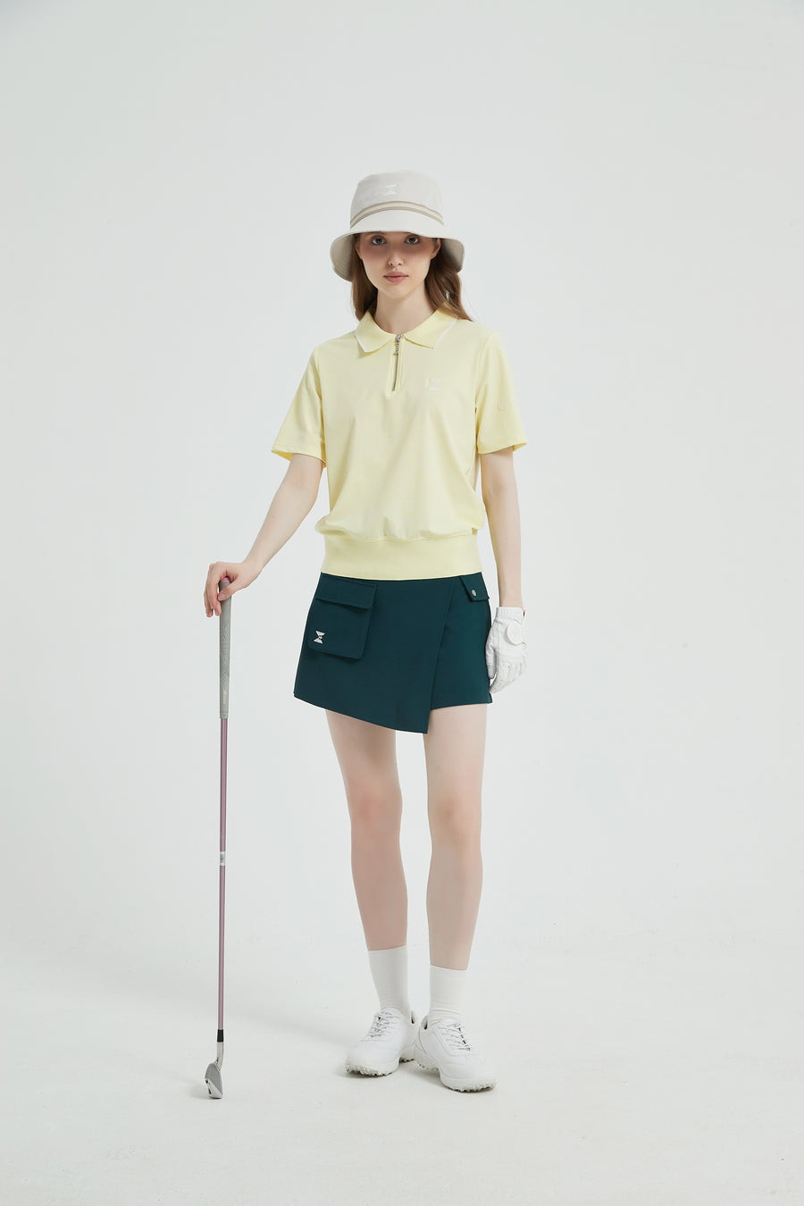 Short-Sleeves Polo Shirt (Yellow)