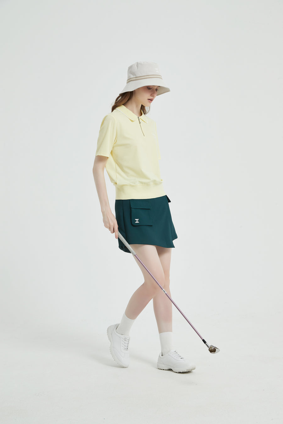 Short-Sleeves Polo Shirt (Yellow)