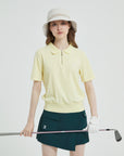 Short-Sleeves Polo Shirt (Yellow)