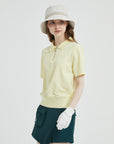 Short-Sleeves Polo Shirt (Yellow)