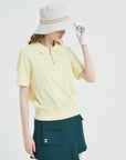 Short-Sleeves Polo Shirt (Yellow)