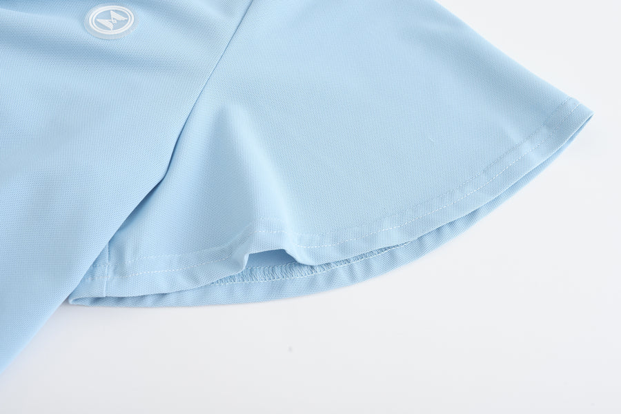 Colloar Short Sleeve (Skyblue)