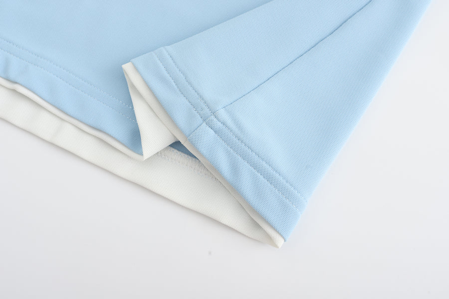 Colloar Short Sleeve (Skyblue)