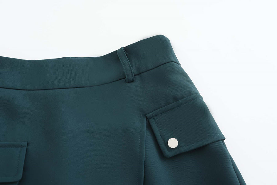 Pocket Point Wrap Skirt