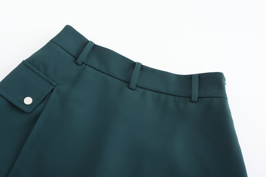 Pocket Point Wrap Skirt