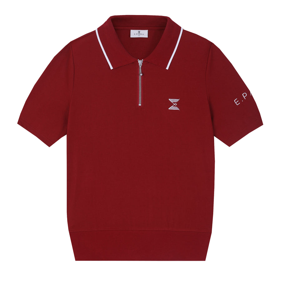 Short-Sleeves Polo Shirt (Red)