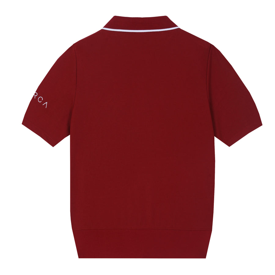 Short-Sleeves Polo Shirt (Red)