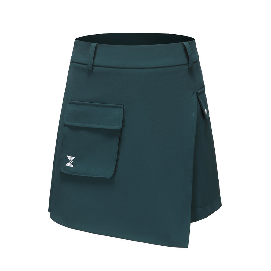 Pocket Point Wrap Skirt