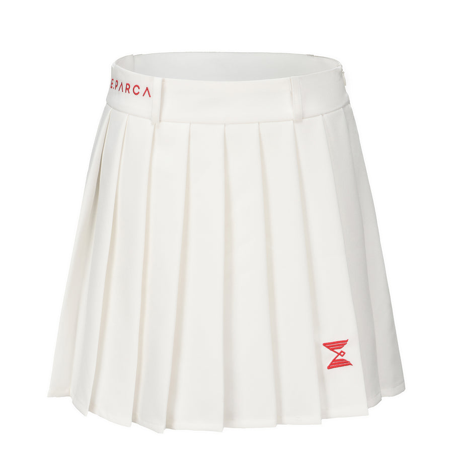 Colorway Embroidered Pleats  Skirt