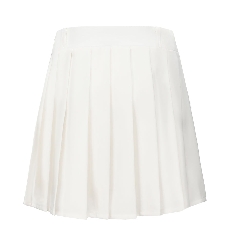 Colorway Embroidered Pleats  Skirt