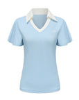 Colloar Short Sleeve (Skyblue)