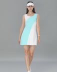 Squre Neck Sleeveless Dress