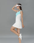 Squre Neck Sleeveless Dress