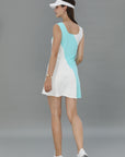 Squre Neck Sleeveless Dress