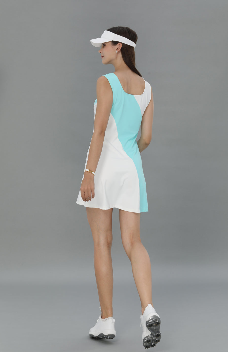 Squre Neck Sleeveless Dress